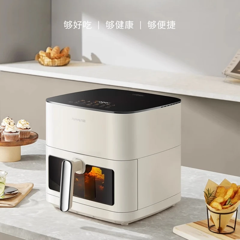 مقلاة هوائية Jiuyang جديدة ذات سعة كبيرة منزلية مزدوجة مصدر حرارة بدون دوران مقلاة كهربائية بصرية ماكينة طهي #1