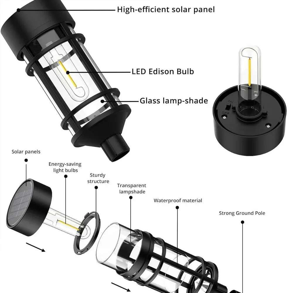 Solar Pathway Lights Outdoor Waterproof Upgraded Walkway Landscape Outdoor Driveway Auto On/Off Lights for Yard Lawn Patio