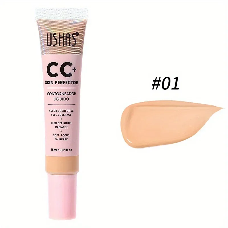 6Color Concealer Face Base Liquid Foundation Full Coverage Makeup Long Lasting Waterproof Concealer Whitening CC Cream Cosmetics