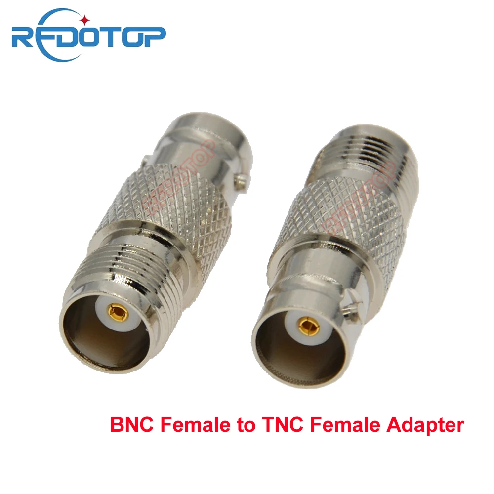 Conector recto Q9 BNC hembra a TNC hembra, conector de antena de Radio WiFi, piezas a BNC TNC-K, adaptador coaxial RF, 1 Q9-K