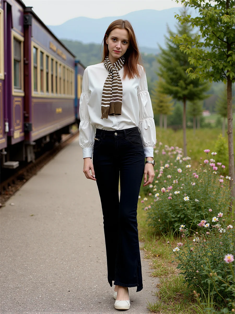 

Джинсы с расклешенным подолом и разрезом, женские широкие брюки, рваные лоскутные эластичные черные плиссированные джинсы с высокой талией, шикарные Y2K 2000-х годов