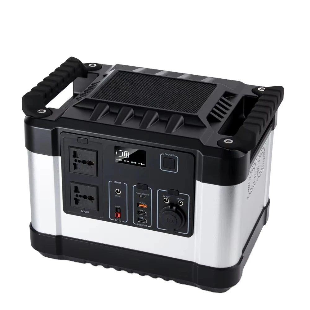 

Solar generator energy portable power station with led light ups backup power 3000w