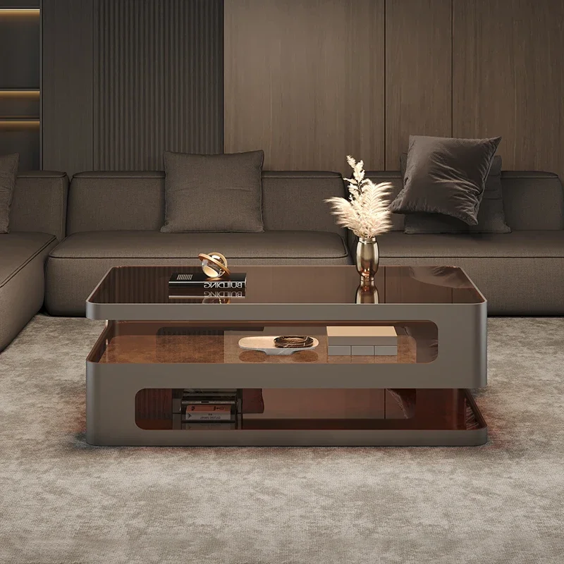 

Italian Modern Coffee Table Drawers Nordic Rectangle Neutral Coffee Table Classic Storage Designer Couchtisch Trendy Furniture