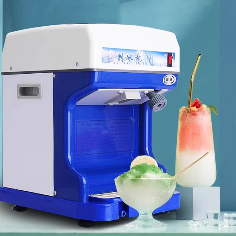 Electric Cube Shaved Ice Maker Commercial Multi-Functional Automatic Ice Breaker for Business Use