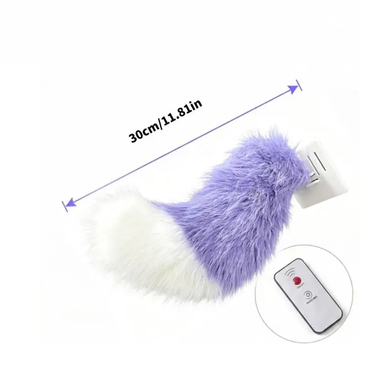 Picture 7: Electric Furry Tail, Movable Tail For Car Motorcylce Rechargeable Tail Ornament