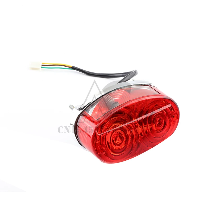 Motorbike Red LED Rear Tail Brake Light For 50 70 110 125cc ATV Quad Kart TaoTao Sunl Motorcycle Light