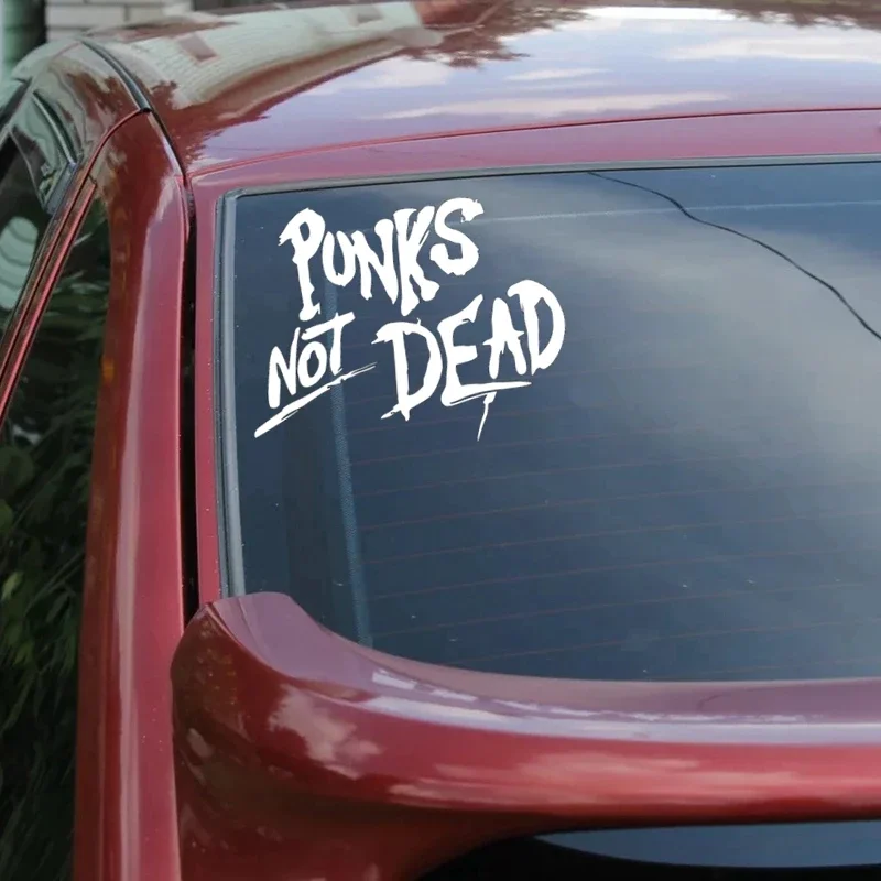 Vinyl Decal para Auto, Adesivos de carro, Styling na janela traseira, Personalidade Punks Não Morto, Adesivo de carro engraçado