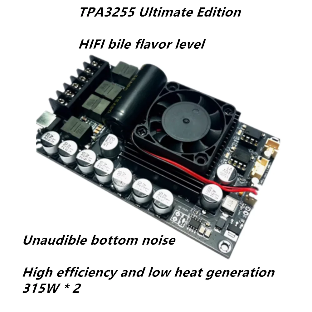 

TPA3255 Fever HIFI Digital Amplifier Board 600W High-Power 300W * 2 Stereo Amplifier