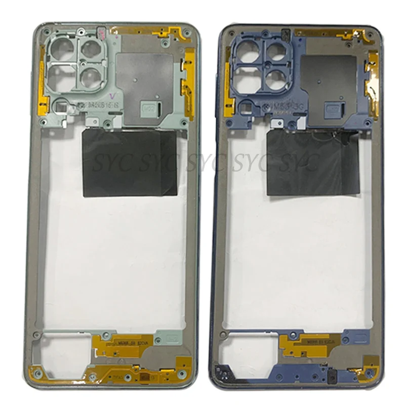 Middle Frame Center Chassis Cover Housing For Samsung M53 M536 Phone LCD Frame Repair Parts