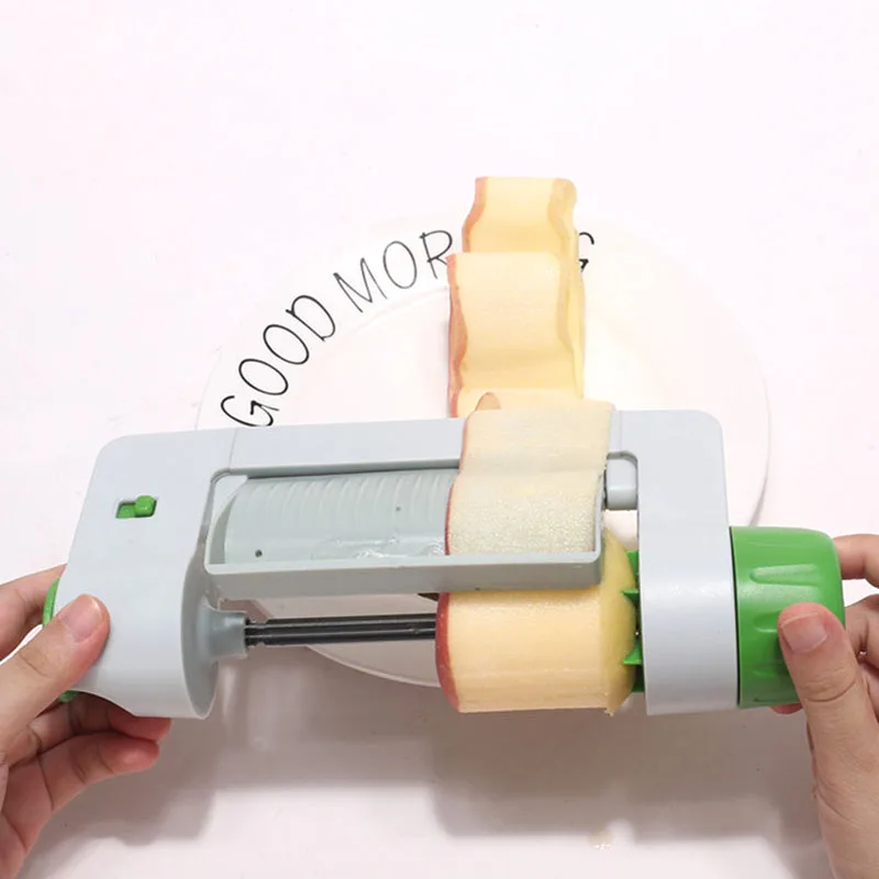 Apple Peeler Multi-function Slicers Multi-Function Safety Round Sheet Peeler Potato Apple Machine Peeler Corer Gadgetenware