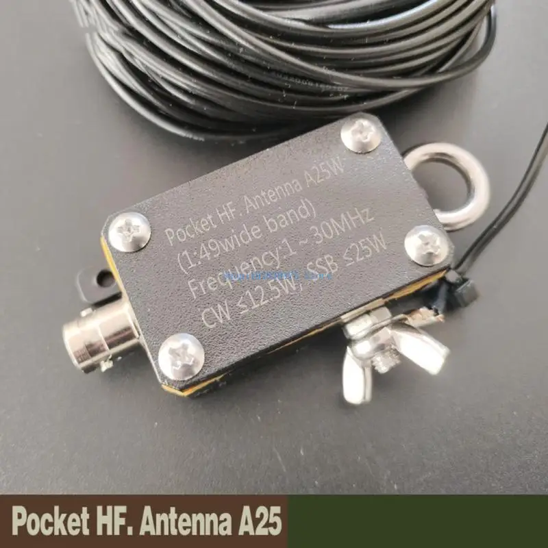 

33WB Upgraded Pocket HF. Antenna A25 1-30MHz Shortwave Antenna Radio Inverted V Antenna Shortwave Antenna