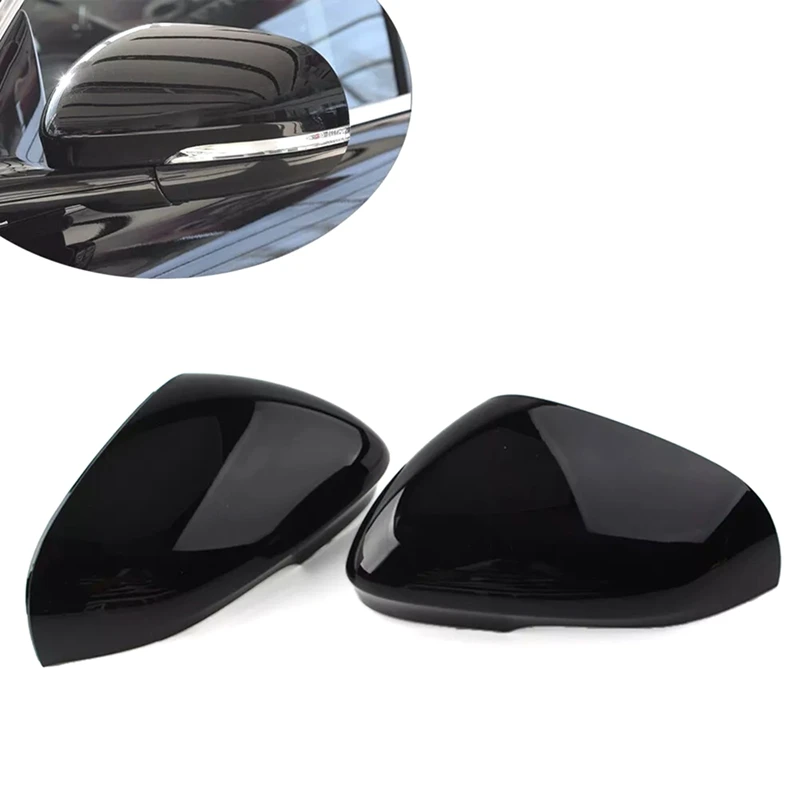 1 Pair Side Mirror Cap Cover For Jaguar XJ XJR XF XFR XFR-S XK XKR XKR-S I-Pace XE-T45C