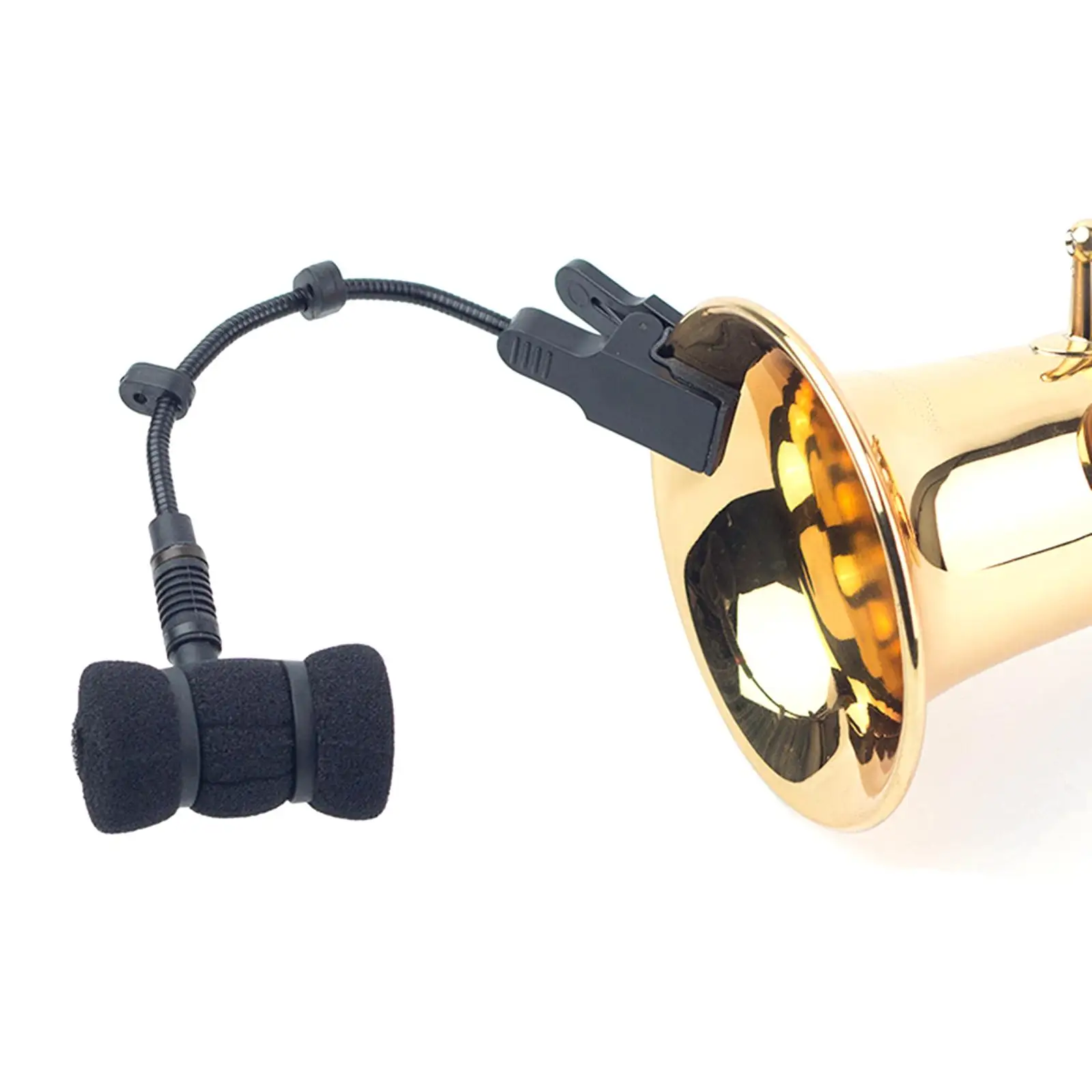 Saxophone Microphone Stand Clip Sax Mic Clip Accessory Easy Installation Mic Holder Microphone Holder for Live Performance view 6