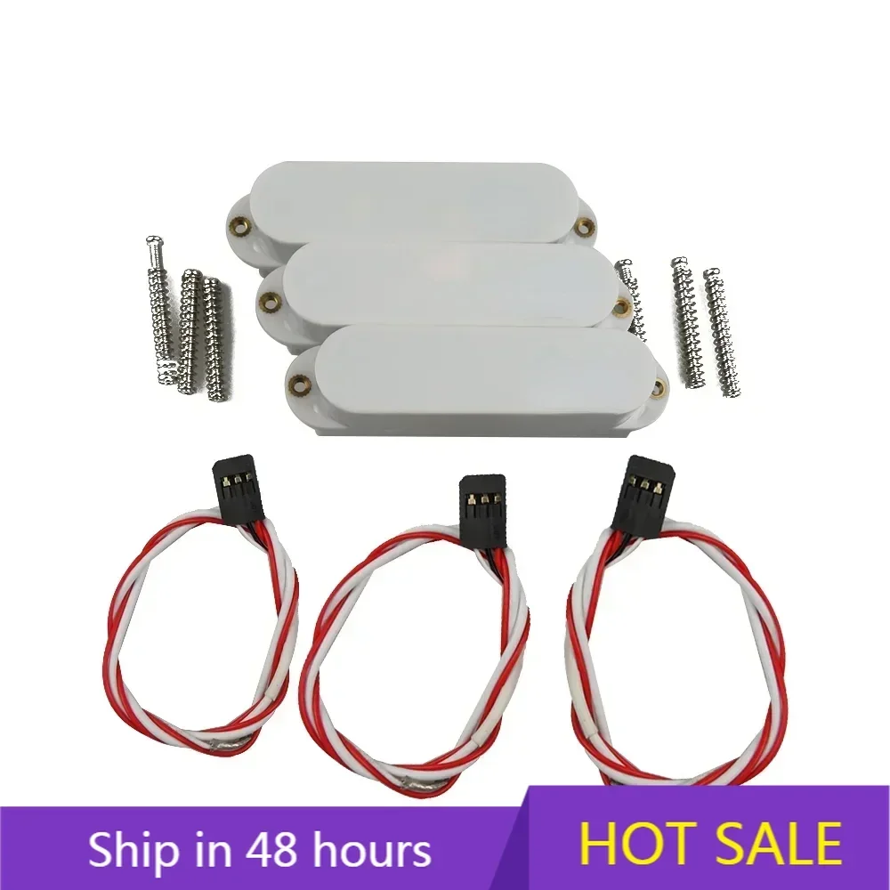 H X Shop Store--Guitar Pickups Active Single Coil Guitar Pickup Set White