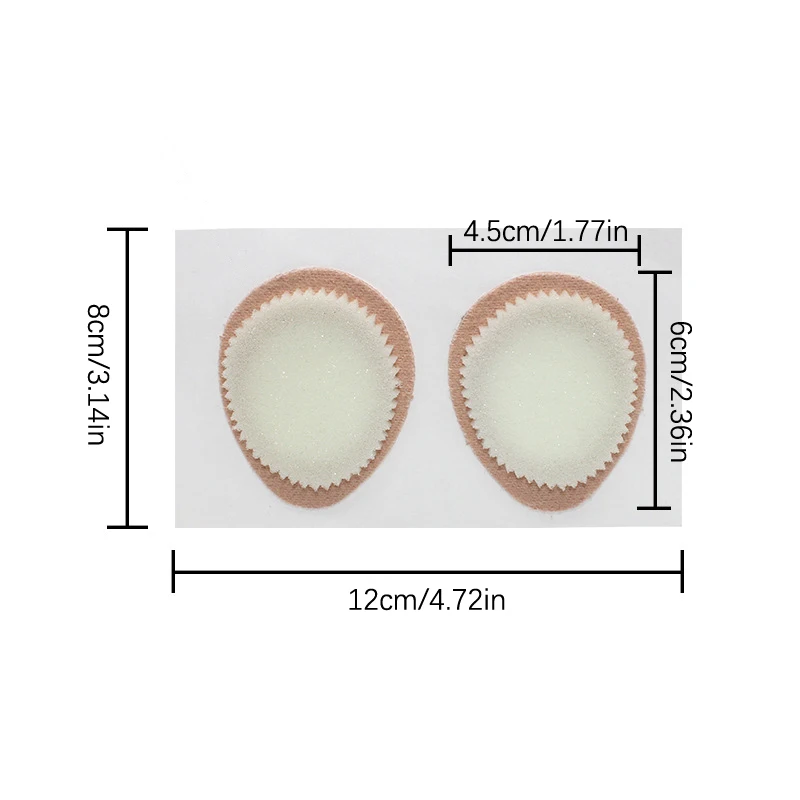 2/pc Callus Protector Latex Heel Foam Round Toe Foot Comfort Painless Universal Patch Bunion Protectors