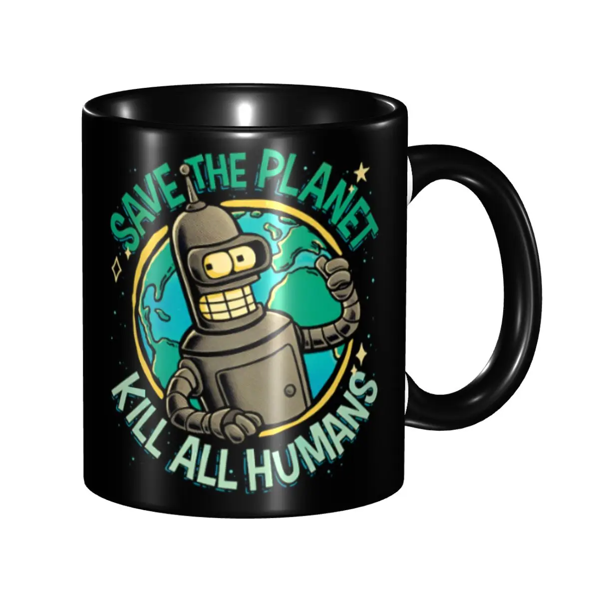 

Customized F-Futuramased Mugs DIY Funny Cartoon Movie Anime Ceramic Tea Milk Coffee Cup