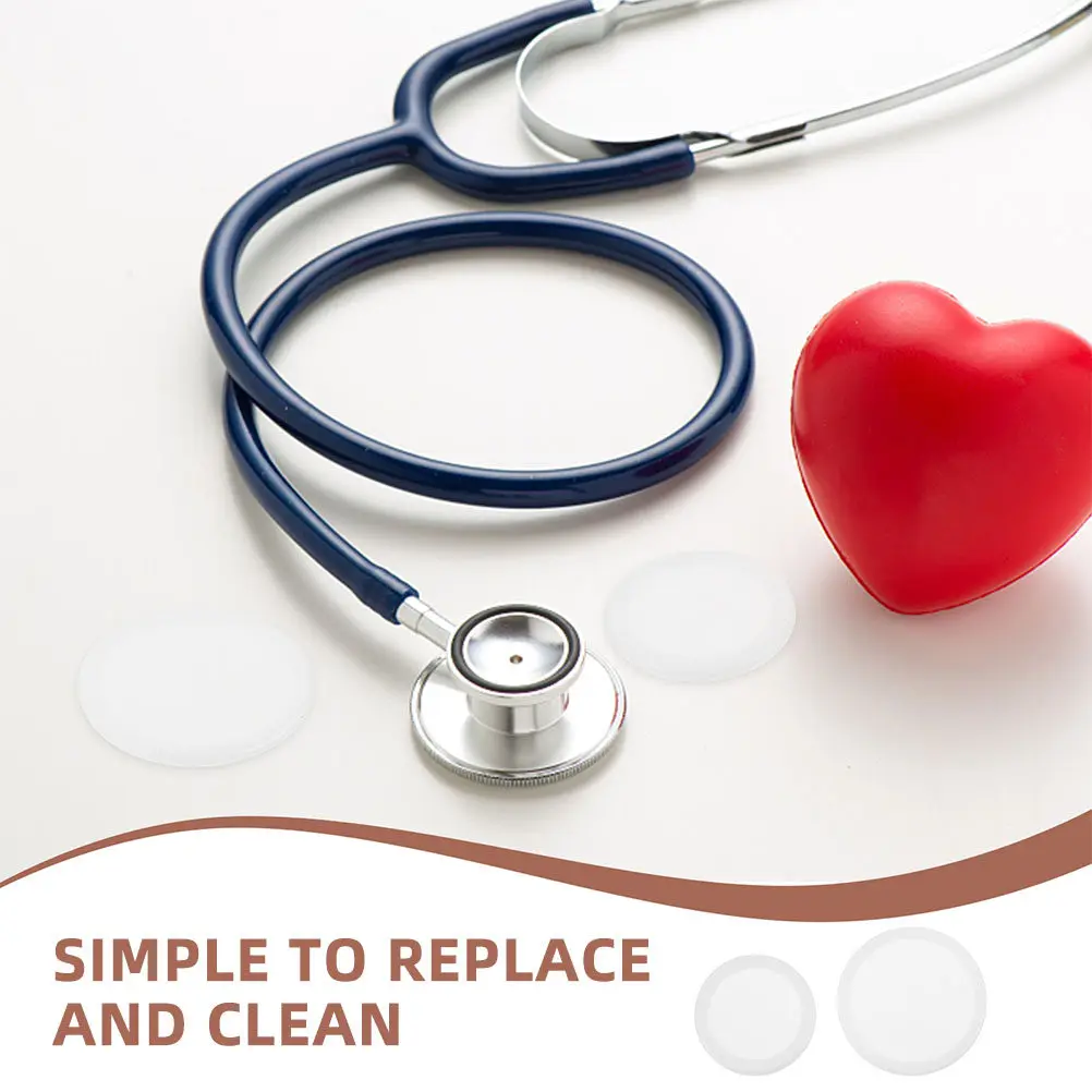 Stethoscope Diaphragm Cover PVC Tool Head Sleeve for Professionals Compatible Precision Sound Detection