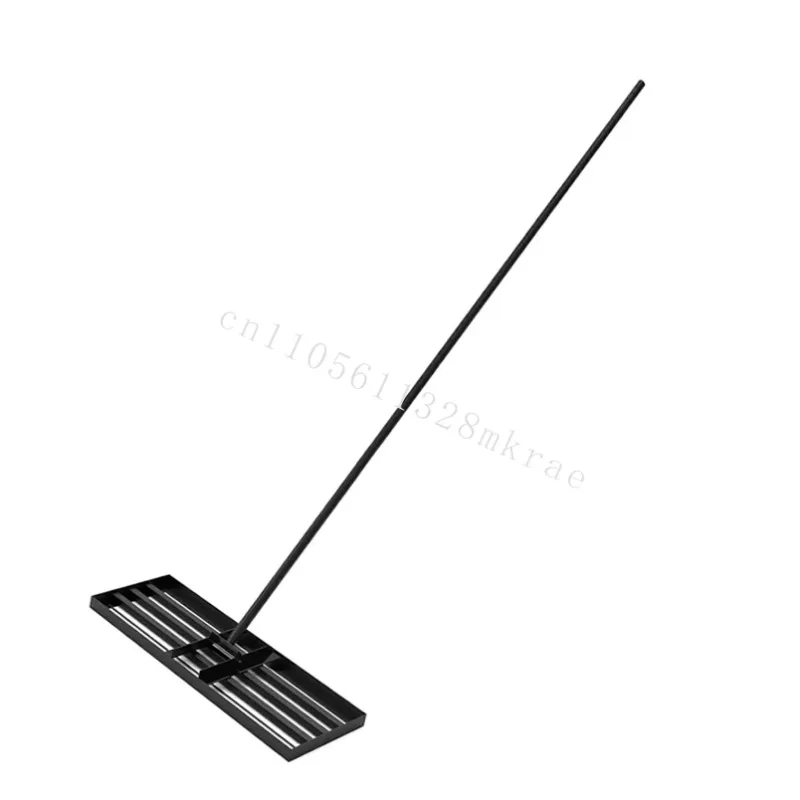 

Newly designed stainless steel lawn leveling rake, adjustable ergonomic handle garden tool