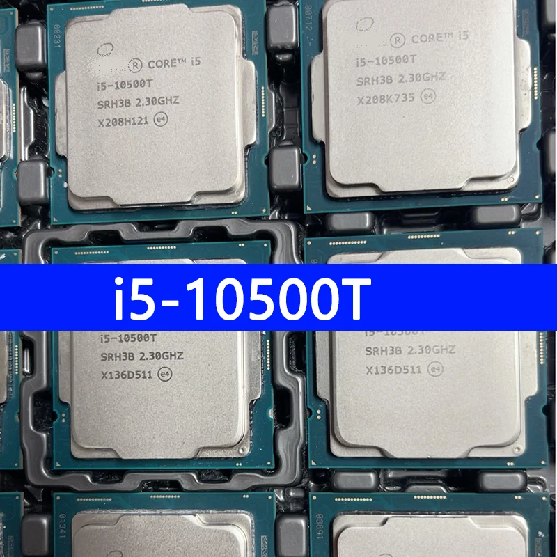 i5-10500T CPU 14nm 6 Cores 12 Threads 2.3GHz 12MB 35W 10thGeneration Processor Socket LGA1200 for Z490 motherboard 10500T