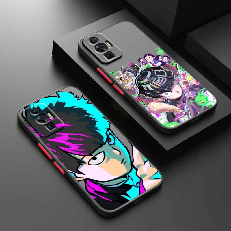 

Mob Psycho 100 For Xiaomi Mi 14T 12T 12S 12X 12 POCO C40 C31 X5 X4 X3 F5 F4 F3 M4 M3 M2 NFC GT Pro Phone Case