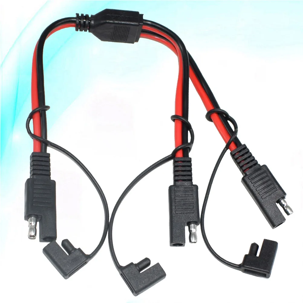 

To Sae Power Extension Cable Auto Adapter Connector Wire For Solar Cells Low Resistance Copper Core Truck Car