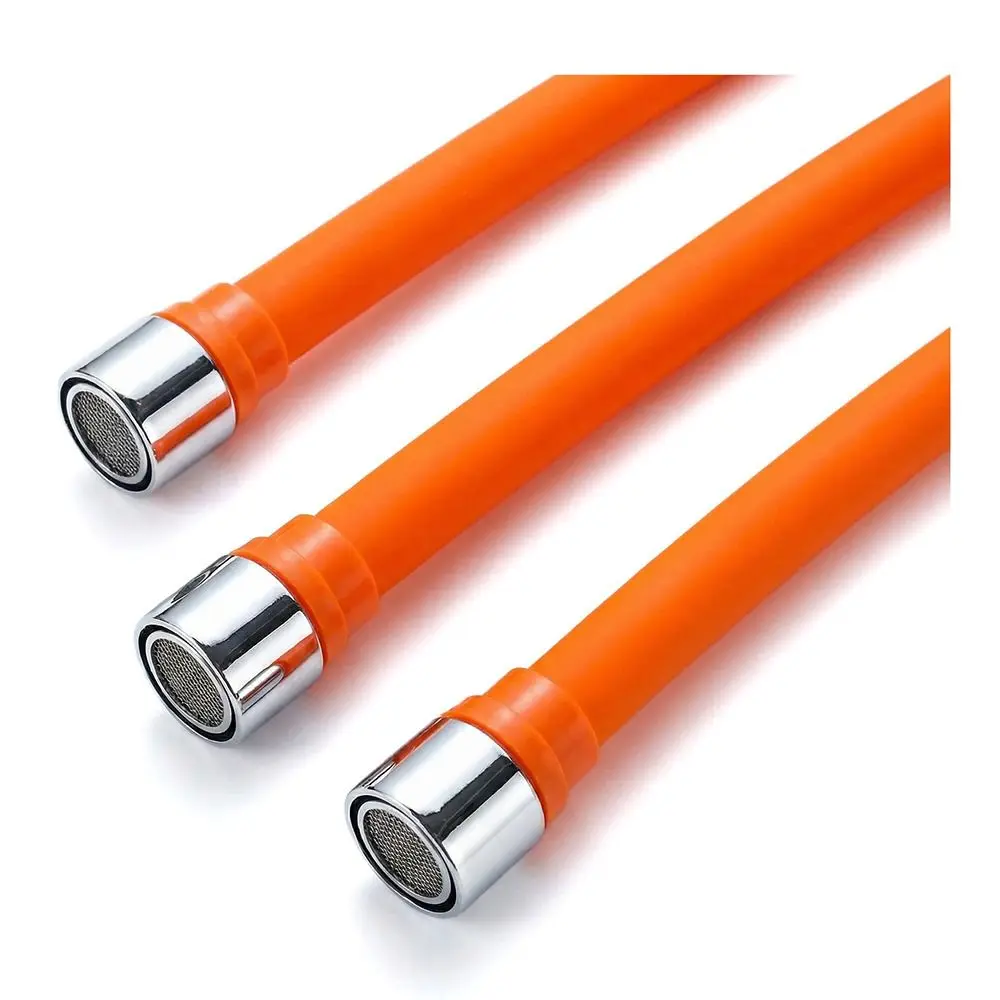 Water Tap Accessories Faucet Extender Pipe Wash Basin 360° Rotating Lengthening Tube General Interface Rotatable Flexible Hose