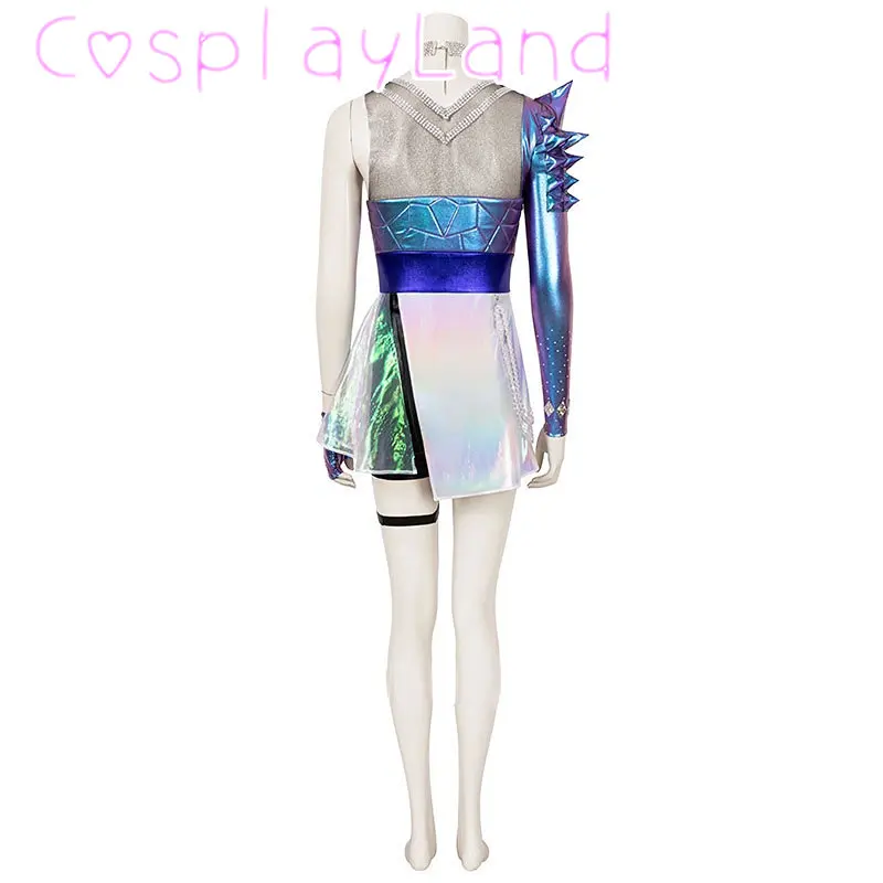 LOL KDA 2020 S10 Finals Ahri Kostüm Karneval Halloween Cosplay Anzug KDA Alle Heraus Kleid Frauen Sexy Bühne Leistung Outfit