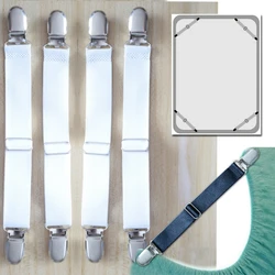 4pcs Bed Sheet Strap Practical Strong Elastics Sheet Holder Mattress Clip Beddings Supply for Mattress Suspenders Dropshipping