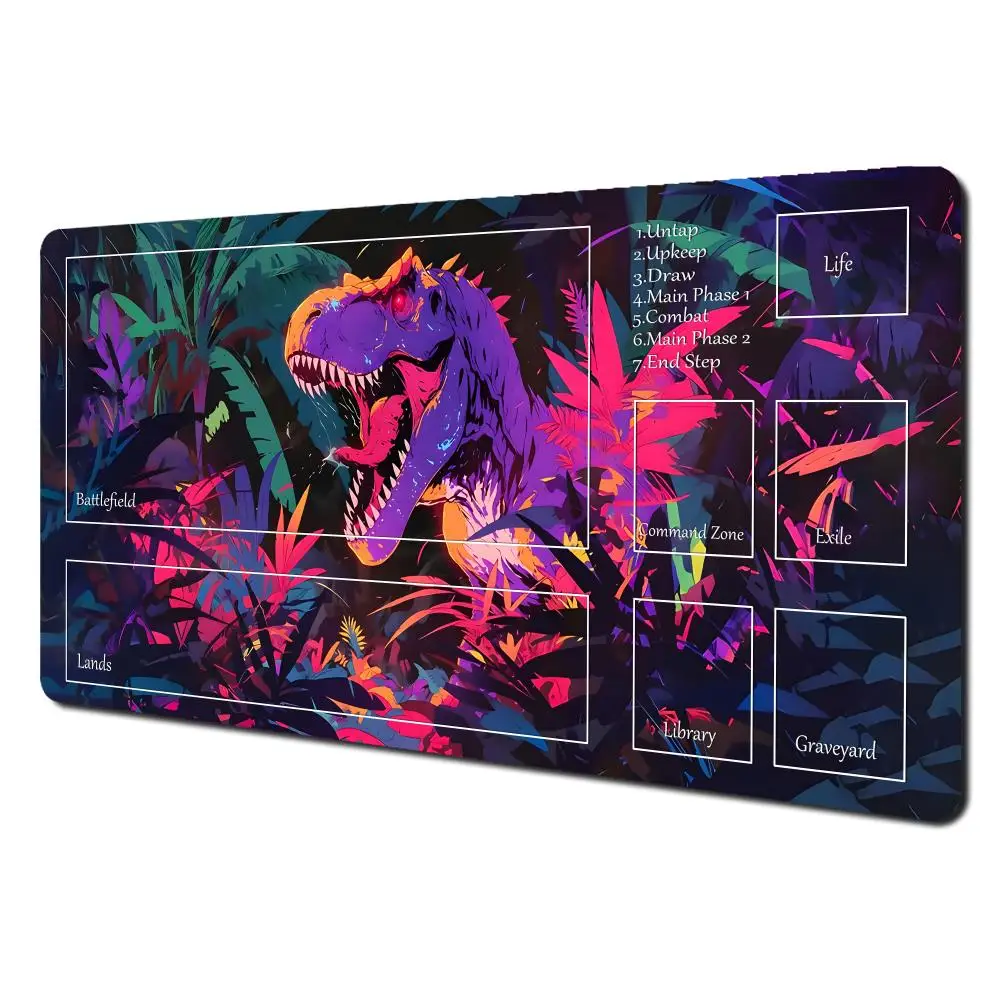 

dragon game mouse pad magic Playmat Desktop Playmat TCG CCG gathering gamepad 24x14in Battle Commander playing card mat zone