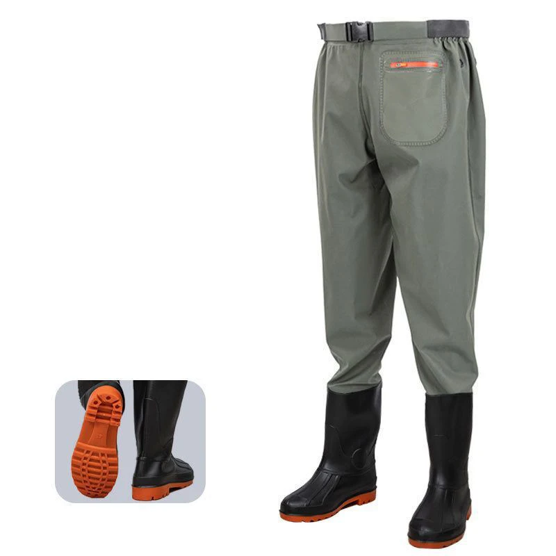 

3D Nylon Half-Body Fishing Wading Pants Suit One-Piece Water-Resistant Fish Catching Pants Water Playwear Fishing Entertainment