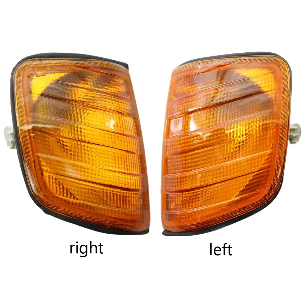 Plastic Amber Corner Light Parking Lamp Turn Light for Mercedes W124 E60 E300 E36 for Sedan 1985-95 1248260043/124826014