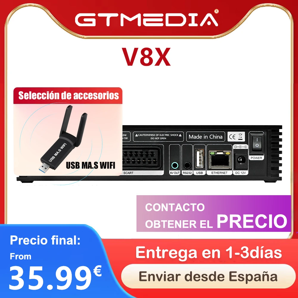 GTMEDIA V8X mars Satellite Receiver DVB-S/S2/S2X ACM Multi-stream