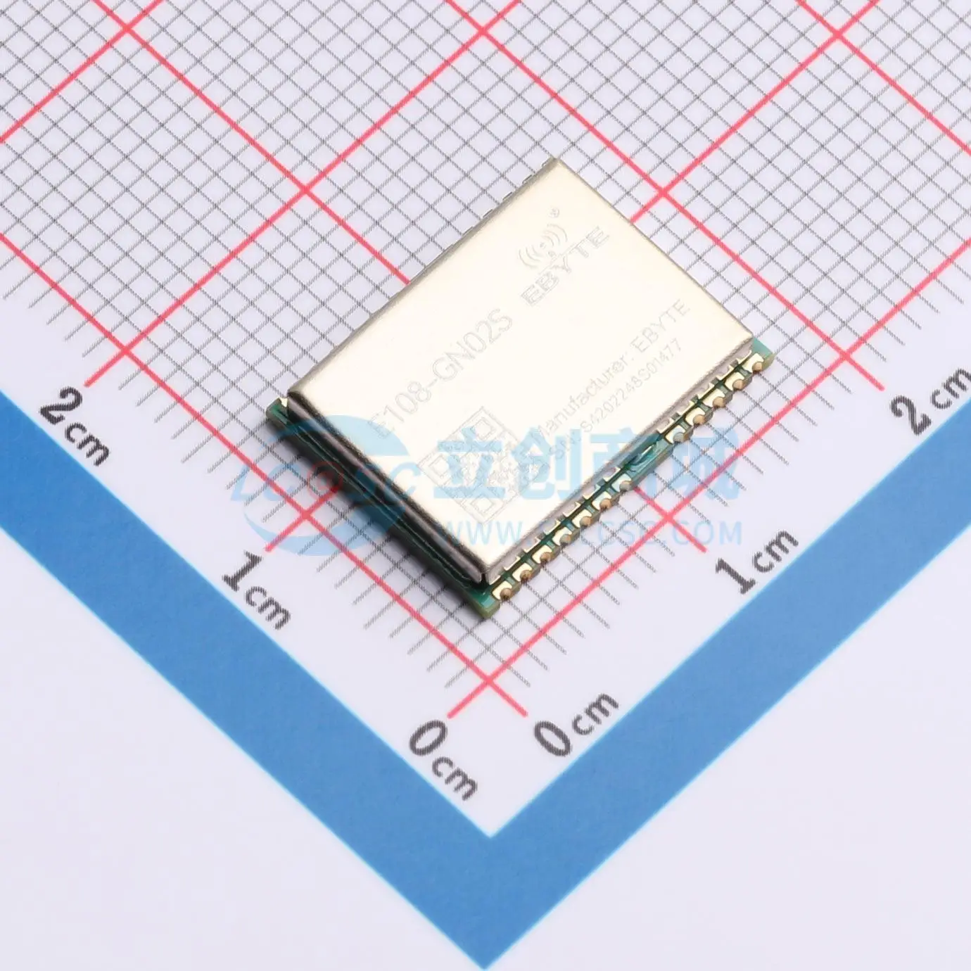 3pcs E108-GN02S SMD RTC GNSS GPS BDS Positioning Receiver Module