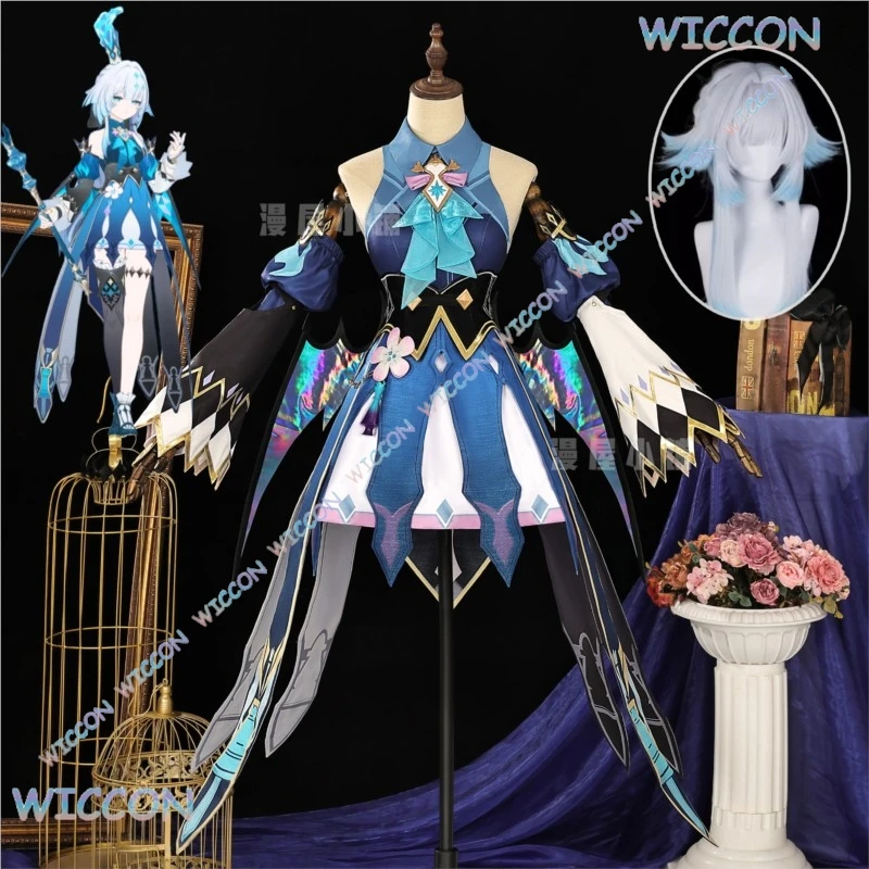 [Tienda YiNuo] Juego Honkai: Star Rail Cosplay Cerydra Peluca de disfraz de cosplay