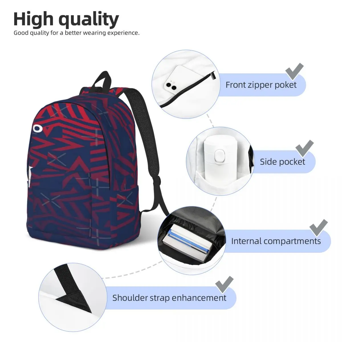 Sergio Perez 11 Simple and stylish backpack 2023 Hot Sale Travel backpack