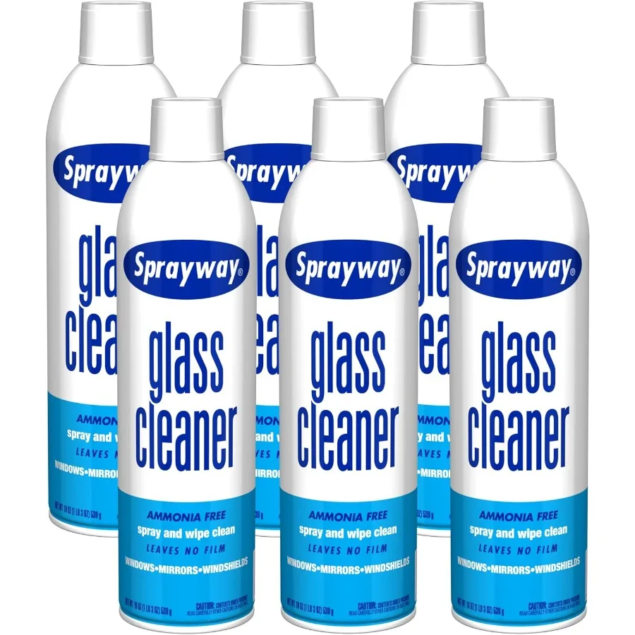

Sprayway Glass Cleaner with Foaming Spray for a Streak-Free Shine Ideal for Home Windows Mirrors and Automotive Windshields 19