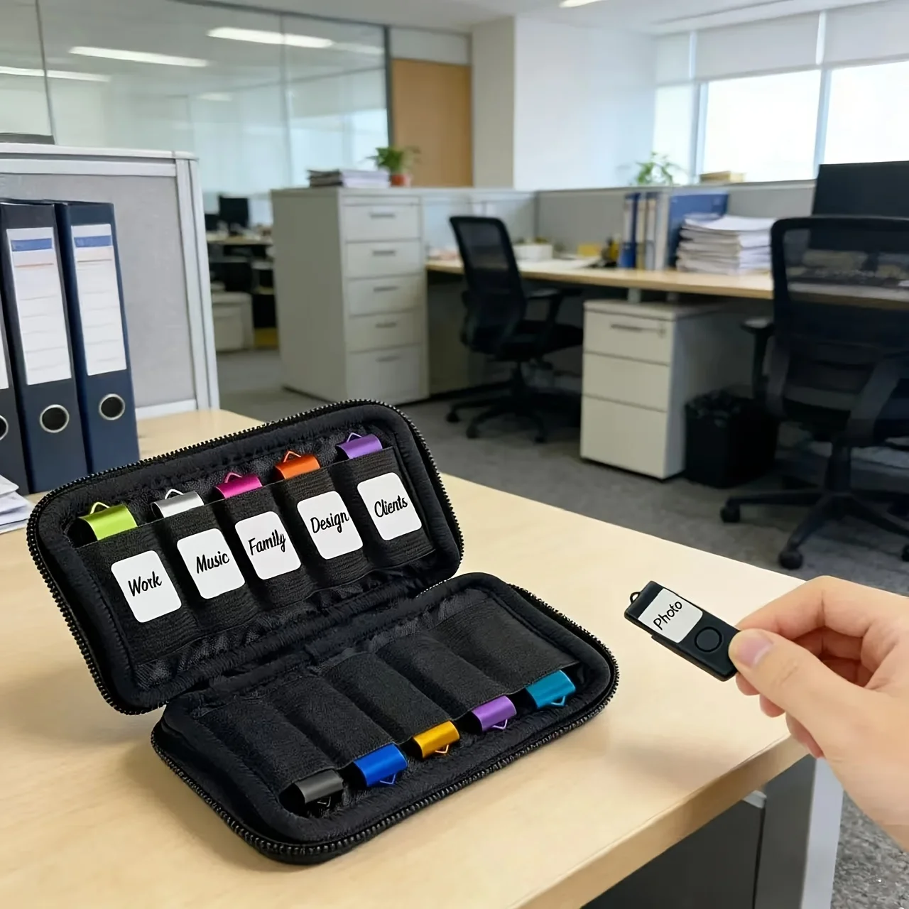 

USB Flash Drive Case Storage Case Holder Storage Bag USB Flash Drive Electronic Accessories Organizer For USB Flash Drive Pen