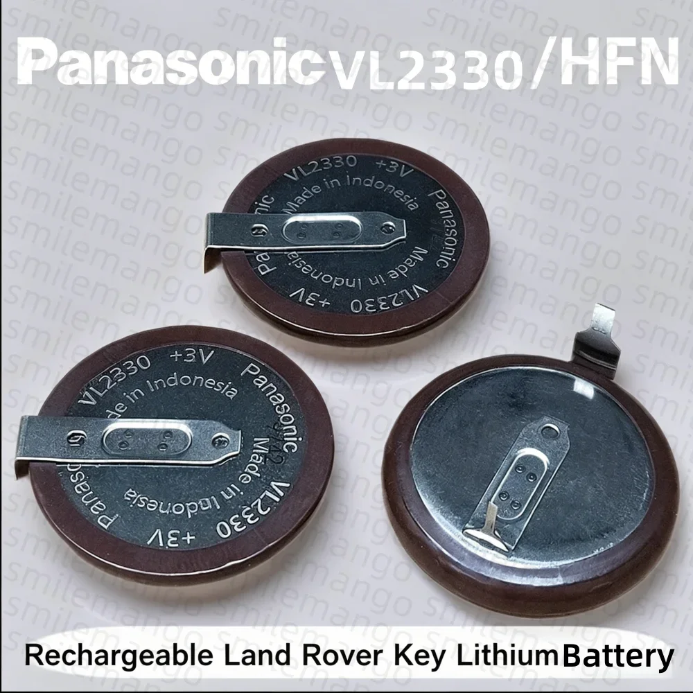 1-10pcs Panasonic 3V VL2330 ML2330 50mAh 180 Degrees Legs Rechargeable Lithium Battery For Watch BMW Car Key Electric Toy