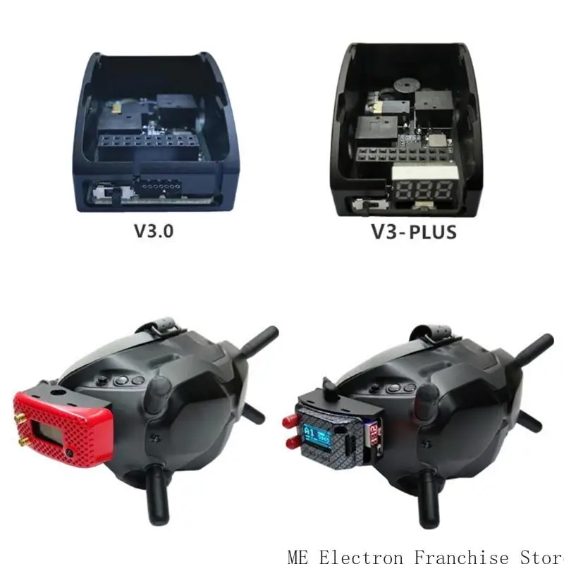 Advanced 5.8G RX Port Digital to Analogs Module for FPV Goggles Featuring Real Time Voltages Monitoring