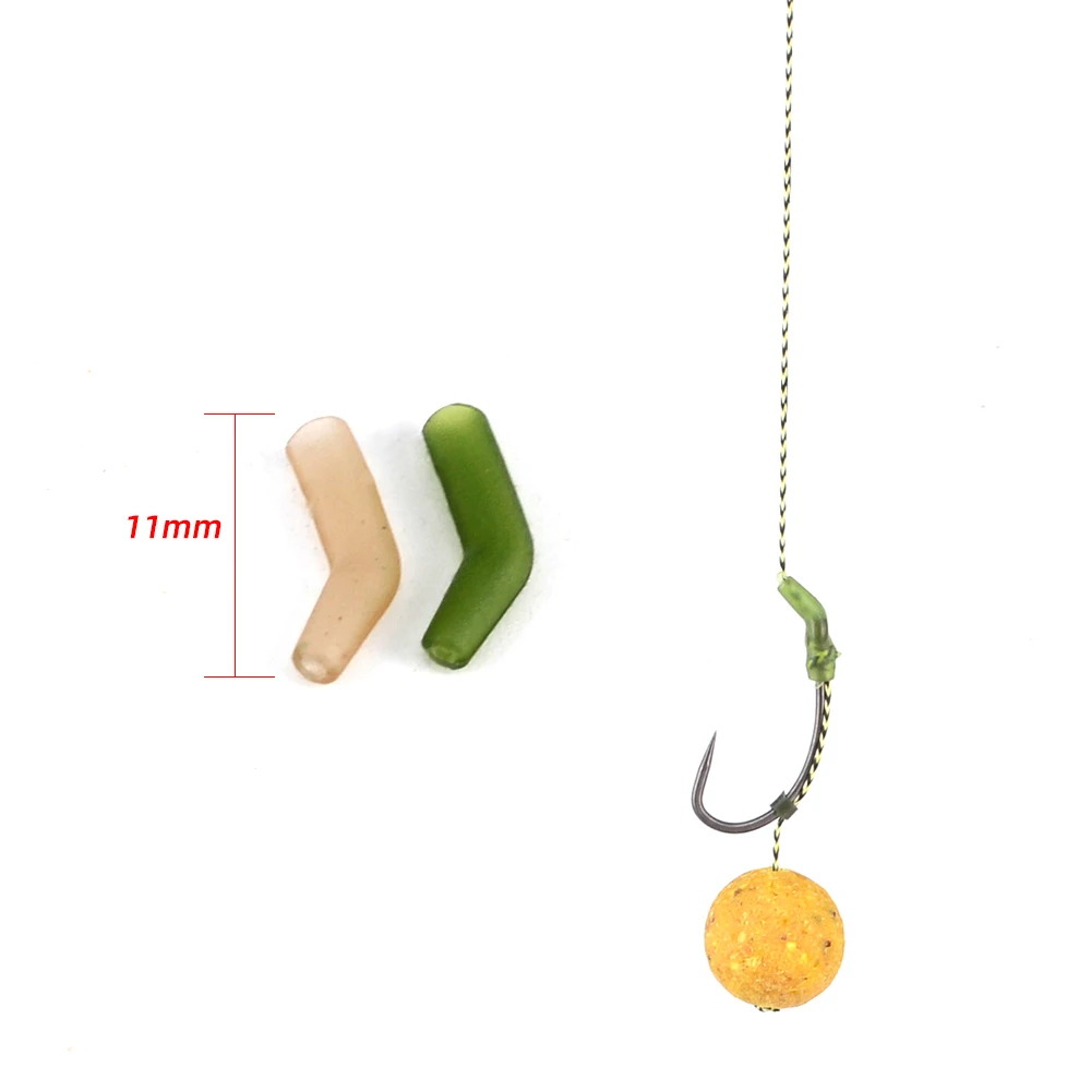 20pcsHirisi Carp Fishing Anti Tangle Sleeves Hook Aligner Carp Fishing Terminal Tackle Fishing Accessories AH201