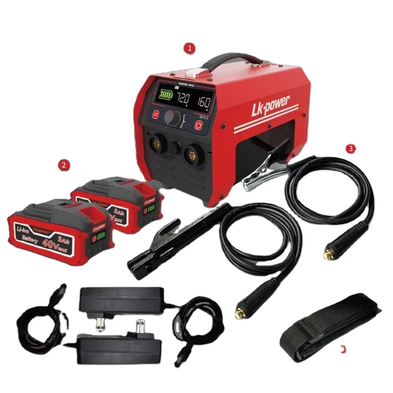 

130A 240Wh Lithium Battery Powered Welder with Replaceable Battery Pack