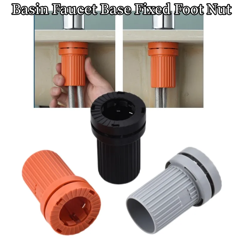 

Faucet Fixed Base Wash Basin Fixation Foot Nut Tap Fastener for Kitchen Bathroom Sink Faucet Quick Install Repair Accessories