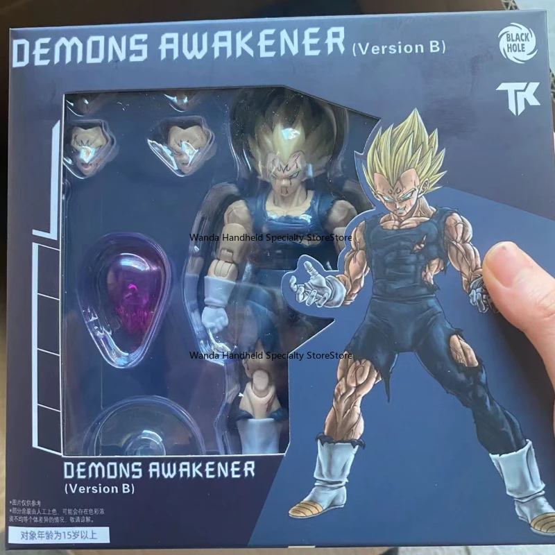 

New products in stock Dragon Ball Original box Black hole joint name TK Studio Vegeta, the Demonic Assembly model Popular toys