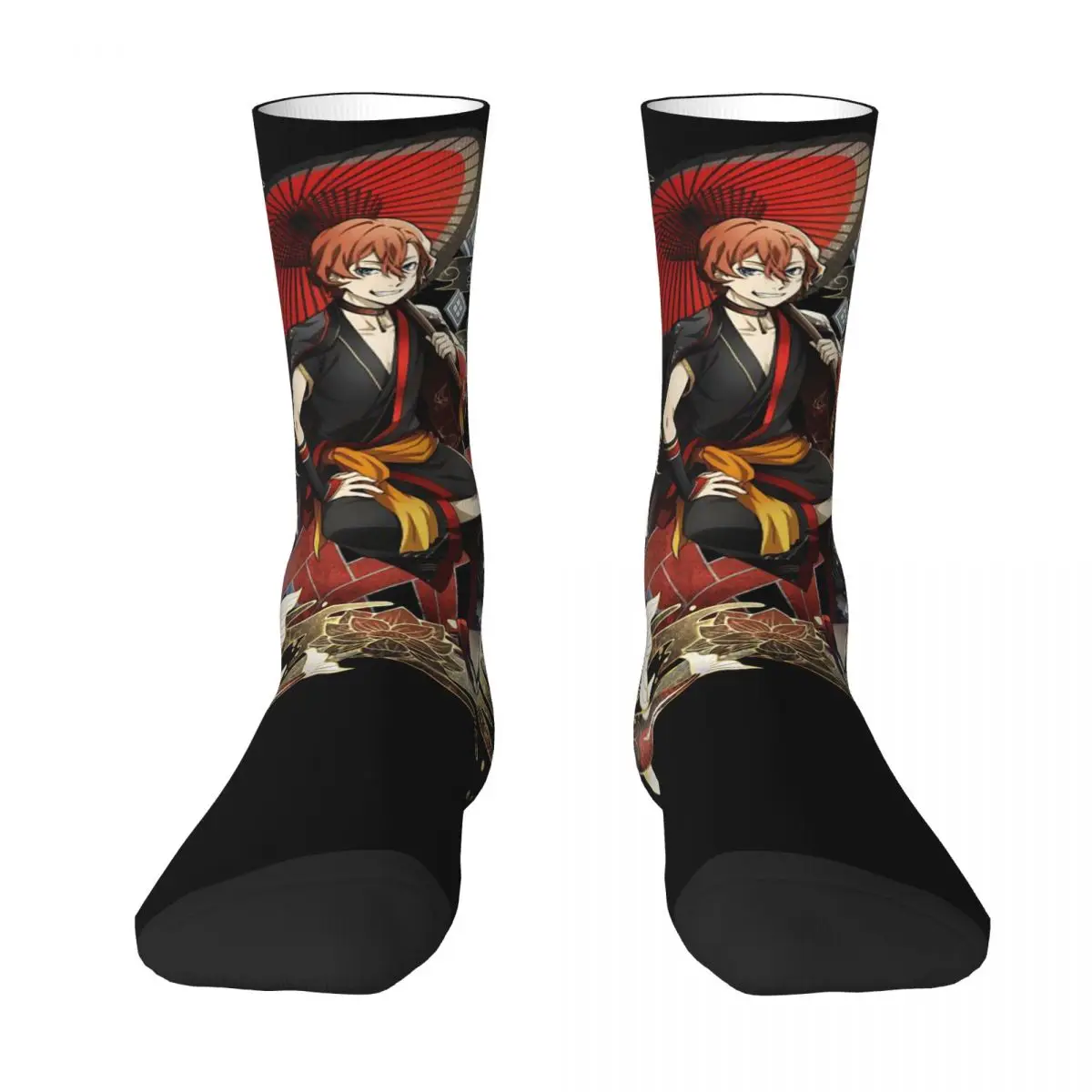 Bungou Zwerfhonden Chuuya Nakahara Mannen Vrouwen Sokken Mode Mooi Geschikt Voor Alle Seizoenen Dressing Geschenken