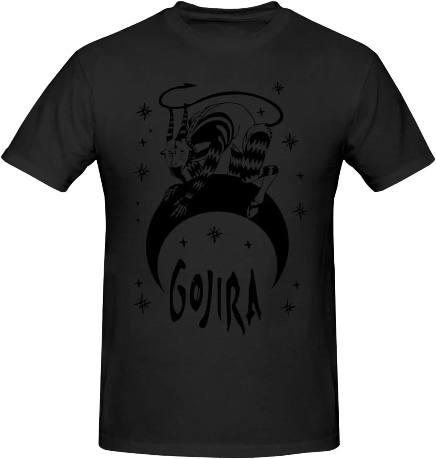 Gojiras Men's Pure Short Sleeve Crew Neck Unisex Classic Casual  Anime Graphic T-shirts for Men Clothing Women Tees