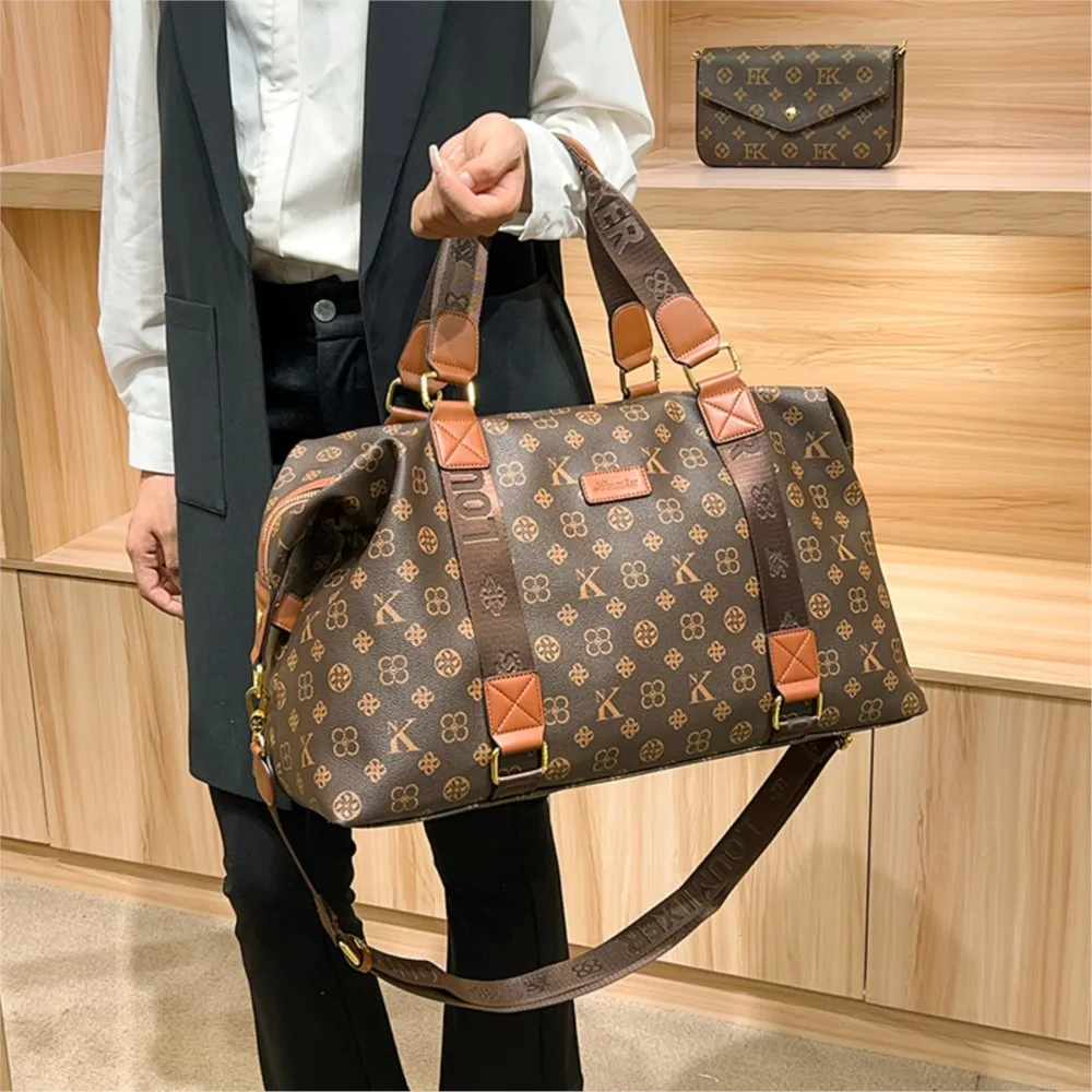 حقيبة سفر نسائية محمولة باليد، حقيبة أمتعة سفر الأعمال ذات سعة كبيرة، حقيبة كروس، موديل خريف 2025 الجديد