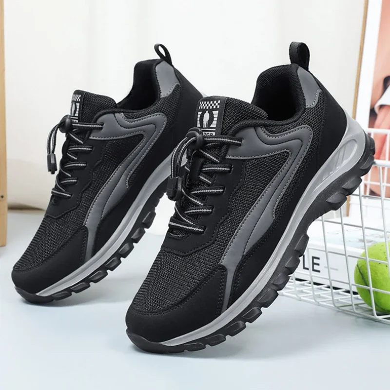 

Brand Mens Casual Shoes Breathable Men Sneakers Lightweight Elastic Couple Running Shoes 2025 New Women's Sneakers Tenis Hombres