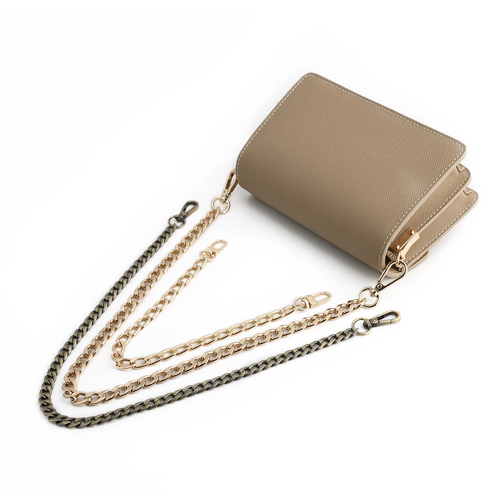 

1-5pcs 12mm Width High Quality Plating Cover Wholesale Chains Bags Purses Strap from rose gold Accessory Factory Directly Hard