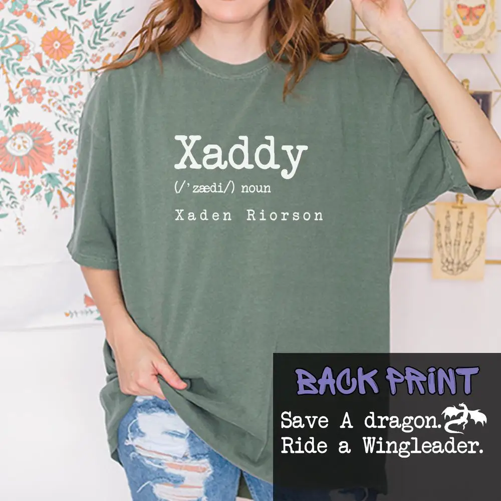 Camiseta feminina de algodão Xaddy Save A Dragon Ride A Wingleader Vintage Camiseta macia Dragon Riders Tee Moda Crop Tops