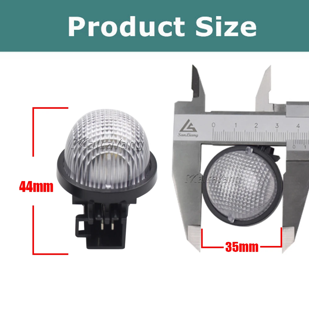12V White License Plate Light Assembly For Suzuki Jimmy Alto Carry Grand Vitara Swift Wagon R LED Number Plate Lamp